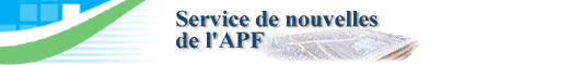 Service de nouvelle de l'APF