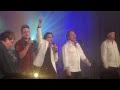  - Divers artistes franco-ontariens, dont Paul Demers, Robert Paquette, Chuck Labelle, Serge Monette et Michel B�nac du groupe Swing, ont interpr�t� la chanson Notre Place pour venir clore le t�l�thon organis� le 26 f�vrier dernier � l'occasion du 25e anniversaire de la Fondation franco-ontarienne.  - Cliquez pour plus de d�tails